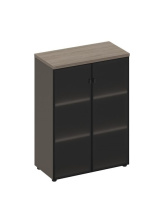 Шкаф средний со стеклянными дверями U.RUS РС 305 Шкаф средний со стеклянными дверями U.RUS РС 305