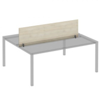 Экран настольный фронтальный К.849 с кронштейнами для рабочей станции 180 на металлокаркасе КФ Экран настольный фронтальный К.849 с кронштейнами для рабочей станции 180 на металлокаркасе КФ