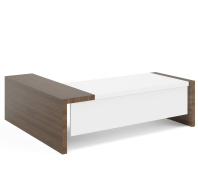 Стол руководителя Kyo письменный с царгой DESK RH L 246+ KYO FRONT Стол руководителя Kyo письменный с царгой DESK RH L 246+ KYO FRONT