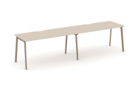 Стол письменный Бенч на 2 места Estetica ES.RS-2.4-VP Капучино/Латте Стол письменный Бенч на 2 места Estetica ES.RS-2.4-VP Капучино/Латте