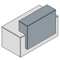 Погонный метр стойки ресепшн Resonance Погонный метр стойки ресепшн Resonance