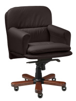 Кресло Multi-office Faust B коричневая кожа Кресло Multi-office Faust B коричневая кожа