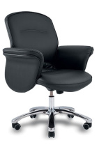 Виктория Кресло, средняя спинка, крестовина экокожа Виктория Кресло, средняя спинка, крестовина экокожа