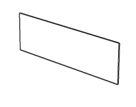 Glassline Передняя панель для стола 160 см (стекло) Glassline Передняя панель для стола 160 см (стекло)