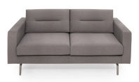 Диван 2-х местный TENO ткань темно-бежевый / полированные ножки Диван 2-х местный TENO ткань темно-бежевый / полированные ножки