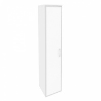 Шкаф пенал высокий Onix O.SU-1.10R-L white/black