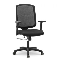 Кресло Element A/SL/1D сетка/ткань TW черная/черная