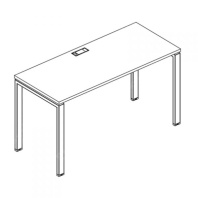 Стол письменный А4 Б1 001 на металлокаркасе UNO  Стол письменный А4 Б1 001 на металлокаркасе UNO