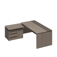 Стол руководителя с брифинг-приставкой боковой U.RUS РС 125 левый Стол руководителя с брифинг-приставкой боковой U.RUS РС 125 левый