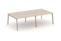 Стол письменный Бенч на 4 места Estetica ES.D.RS-4.3-VP Капучино/Латте Стол письменный Бенч на 4 места Estetica ES.D.RS-4.3-VP Капучино/Латте