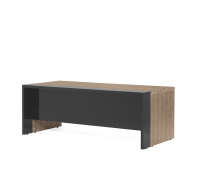 LAVA 123 DC/16/DC Стол письменный 180 Гавана/Серый глянец  LAVA 123 DC/16/DC Стол письменный 180 Гавана/Серый глянец