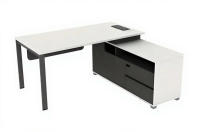 Стол письменный Lido DU86R.160155 Белый (S-57)/Антрацит (S-59) Стол письменный Lido DU86R.160155 Белый (S-57)/Антрацит (S-59)