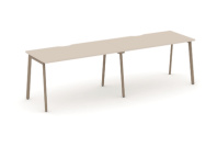 Стол письменный Бенч на 2 места Estetica ES.RS-2.3-VP Капучино/Латте Стол письменный Бенч на 2 места Estetica ES.RS-2.3-VP Капучино/Латте