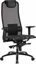 Кресло для руководителя Everprof Дэко Блэк Люкс / Deco Black Lux Сетка
