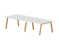 Стол для переговоров с металлическим аутлетом Artwood Meeting AWME3212