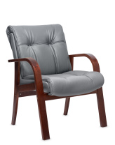 Кресло Multi-Office Paris D серая кожа