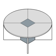 Стол для переговоров Metod Wood  D176