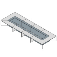 Стол для переговоров Metod Meeting 726х250