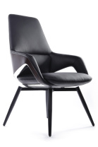 Кресло RV Design Aura ST FK005-C черная кожа Кресло RV Design Aura ST FK005-C черная кожа