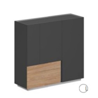 Шкаф трехсекционный (гардероб/шкаф с 2 полками) правый Oliver OL-20-17.OS.OS.GN.L Шкаф трехсекционный (гардероб/шкаф с 2 полками) правый Oliver OL-20-17.OS.OS.GN.L