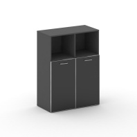 Шкаф широкий средний Fresco FR.ST-203 black