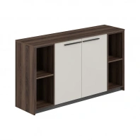Шкаф низкий для документов REEF RF.325 Дуб Адриа / Жемчужно Серый (вариант №2)