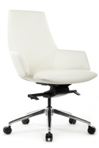 Кресло Spell-M B1719 белая кожа