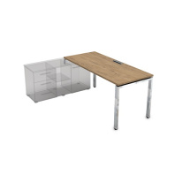 Стол руководителя Gloss line НСТЛ-П.996 левый  Стол руководителя Gloss line НСТЛ-П.996 левый