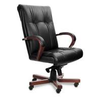 Кресло Multi Office Paris черная кожа Кресло Multi Office Paris черная кожа