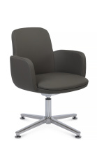 Кресло RV Design Charm ST C2512 антрацитовая экокожа