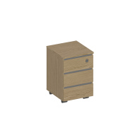 Тумба выкатная 3-ящичная с замком и доводчиками ION ИН 213 Тумба выкатная 3-ящичная с замком и доводчиками ION ИН 213