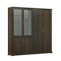 Шкаф для документов с гардеробом широким Ministry Южный орех Шкаф для документов с гардеробом широким Ministry Южный орех