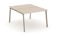 Стол письменный Бенч на 2 места Estetica ES.D.RS-2.2-VP Капучино/Латте Стол письменный Бенч на 2 места Estetica ES.D.RS-2.2-VP Капучино/Латте