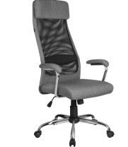 Кресло Riva Chair RCH 8206НХ сетка серая ткань Кресло Riva Chair RCH 8206НХ сетка серая ткань