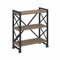 Шкаф стеллаж низкий Loft на колесных опорах VR.L-MST.K-3.8 Шкаф стеллаж низкий Loft на колесных опорах VR.L-MST.K-3.8