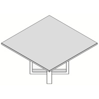 Стол переговоров Framework 120х120 Стол переговоров Framework 120х120