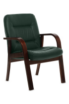 Стул Multi Office Senator D Зеленый кожа