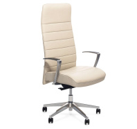 Кресло Stripe MB-324Exec бежевая кожа