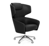 Кресло VENTO VIP Черная кожа Кресло VENTO VIP Черная кожа