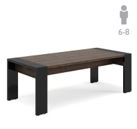 LAVA Стол для переговоров 220 930/DD/12 Табак/Черны глянец  LAVA Стол для переговоров 220 930/DD/12 Табак/Черны глянец