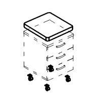 Мягкий элемент (подушка) А4 470  