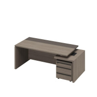 Стол руководителя с тумбой 3-ящичной с замком U.RUS РС 118 правый Стол руководителя с тумбой 3-ящичной с замком U.RUS РС 118 правый