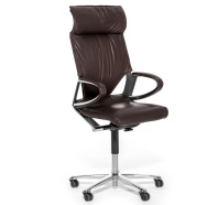 Кресло Wilkhahn Modus Executive коричневая кожа Кресло Wilkhahn Modus Executive коричневая кожа