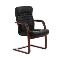 Стул Multi Office Orion Wood C черная кожа