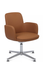 Кресло RV Design Charm ST C2512 светло-коричневая экокожа
