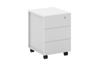 Тумба мобильная Cross CRF.TM-1 белый (Fenix)