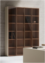 Шкаф с 4-мя стеклянными дверями Superjet DM 