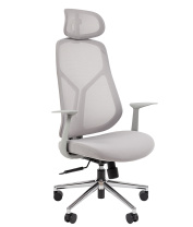 Кресло Chairman CH 588 серая сетка/ткань