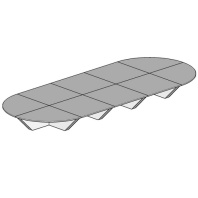 Стол переговоров овальный Monumental 904