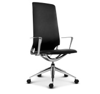 Кресло ARCO-HB черная кожа